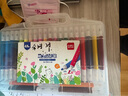 得力（deli）36色双头水彩笔(盒)盒装可水洗彩绘涂鸦涂色画画儿童礼物彩绘70672-36速写儿童节礼物女孩 实拍图