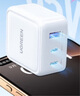 绿联氮化镓充电器头三口35W多口快充头适用苹果iPhone16/15ProMax/14/13华为三星手机USB/双Type-C插头 实拍图