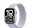 Apple/苹果 Watch Series 10 智能手表GPS款46毫米银色铝金属表壳青云色回环式运动表带MX243CH/B 实拍图