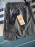 西域骆驼（VANCAMEL）短裤男夏季薄款冰丝速干七分裤户外宽松透气运动裤子 深灰 4XL 实拍图