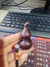 MPPMCK正宗小叶紫檀木小葫芦手把件绿檀文玩木雕工艺品把玩盘玩包浆解压 小叶紫檀葫芦手把件 实拍图