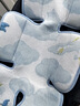 babycare天丝苎麻车席透气宝宝专用手推车坐垫通用席子云朵乐章38×70CM 实拍图