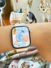 Apple/苹果 Watch Series 10 智能手表GPS款42毫米玫瑰金色铝金属表壳淡桃粉色运动型表带M/L MX1V3CH/B 实拍图