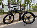 Jeep 吉普山地自行车男女学生成人双减震碟刹越野折叠变速山地-战神 战神-一体轮-炫酷黑 26寸（适合身高1.6~1.80m） 24速运动版 实拍图