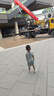 安踏儿童凉鞋婴童2025年夏季魔术贴透气八爪鱼包头沙滩鞋A322320066H 实拍图