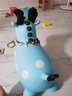 贝倍馨儿童跳跳马1-3岁可坐宝宝防摔充气马跳跳马婴儿玩具一周岁摇摇马 跳跳马-蓝色【送3件套：围巾+铃铛+充气泵*1】 精选防侧翻 实拍图