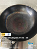 典匠 铸铁炒锅无涂层轻便炒菜锅老式圆底生铁锅不锈家用炒菜锅32cm 轻量化炒锅-杉木盖 32cm 实拍图