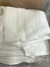 全棉时代 婴儿浴巾 6层水洗纱布浴巾 宝宝纯棉浴巾礼盒 白色95*95cm 实拍图