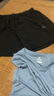 匹克跑步速干运动套装男夏季衣健身服透气排汗羽毛球服短袖短裤两件套 【背心无拉链款52037】都市蓝 M/170 实拍图