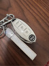 适用于日产汽车钥匙套轩逸奇骏天籁逍客楼兰劲客骐达途达壳扣包 A款3B键【白色】+菱格绳扣 实拍图