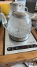 FUNORK全自动上水电热水壶电茶壶泡茶专用烧水器茶台烧水壶一体机茶桌茶几嵌入式茶具 蒸茶款不锈钢色（37x20cm） 实拍图
