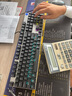 惠普（HP）GK400F机械键盘 办公电竞游戏专用有线 台式机笔记本电脑键盘鼠标套装 【枪色混光】茶轴 USB 实拍图