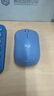 罗技（Logitech）M221 轻音鼠标 无线鼠标 办公鼠标 对称鼠标 带无线微型接收器 雾霭蓝 实拍图