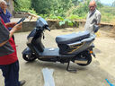 立马电动摩托车【CCTV大国品牌】极昂 100KM续航1500W电机96V20Ah铅酸电池爬坡王电动车 海岸灰 实拍图