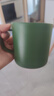 无印良品（MUJI）不锈钢双层马克杯 大容量男女办公学生水杯茶杯咖啡杯 绿色 380ml 实拍图