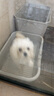 HELLOJOY狗狗厕所防踩屎小型犬尿盆便盆不锈钢小狗大小便狗砂盆 围栏15mm 实拍图