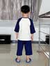 巴帝巴帝童装2026新款儿童短袖家居服套装中袖中裤空调服宝宝夏装纯棉睡衣 实拍图