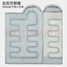 骆驼（CAMEL）户外露营保暖防风旅游可拼接睡袋A8W03009月石灰2.15kg右(含内胆) 实拍图