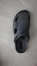 越南橡胶凉鞋男款透气夏季运动外穿包头沙滩拖鞋开车柔软舒 灰黑 44 实拍图