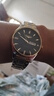冠琴（GUANQIN）手表男士全自动机械表瑞士品质防水夜光精钢双日历学生多功能腕表 钢带间金黑面（SY款） 实拍图