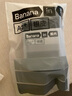 蕉内（Bananain）银皮301S袜子男士商务休闲新疆精梳棉7A抗菌防臭夏季短中筒5双装 [短筒]纯黑*2乌灰*2中冷灰 5双 均码 实拍图