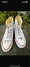 匡威（Converse）官方All Star经典帆布男女高帮休闲运动小白鞋101009 101009/白色 44 实拍图