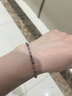 Lnieer极细彩虹碧玺水晶手链女叠戴精致手串925银手绳闺蜜礼物转运祝福 彩虹碧玺15cm手围 实拍图