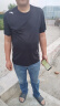 安踏（ANTA）冰丝速干短袖t恤男2025春夏季男士凉爽透气弹力跑步健身运动服饰 -8男装灰【冰丝速干】 2XL /185 适合160-180斤 实拍图