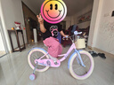 奥仕龙x迪士尼联名自行车儿童3-6岁小孩单车4-8岁公主款儿童自行车 冰雪奇缘-艾莎【后座版】礼包 20寸 适合125-145cm 实拍图