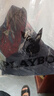 花花公子（PLAYBOY）短袖T恤男2025夏季冰丝男士立领休闲POLO衫高端上衣服 黑色 3XL 实拍图