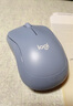 罗技（Logitech）M221 轻音鼠标 无线鼠标 办公鼠标 对称鼠标 带无线微型接收器 雾霭蓝 实拍图