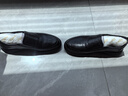 金利来（Goldlion）男鞋男士休闲鞋时尚商务舒适套脚休闲皮鞋G506310110AAB-黑-39码 实拍图