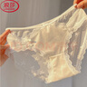 浪莎法式内裤女薄款冰丝透明镂空3条女神节少女三角短裤蕾丝女士内裤 实拍图