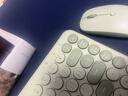B.O.W无线蓝牙三模键盘鼠标套装轻薄便携办公USB充电键鼠适用ipad苹果平板手机笔记本电脑外设打字静音 清新绿丨三模键盘+双模鼠标丨充电版 实拍图