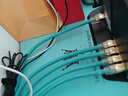 万级超七类网线双屏蔽【国标23AWG-0.62mm纯无氧铜芯】CAT7A类抗干扰万兆25G工程家装网络箱线50米绿色 实拍图