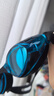 李宁LI-NING泳镜防水防雾男女高清游泳眼镜平光游泳镜LNJT224-7耀光黑 实拍图