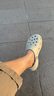 卡骆驰（crocs）女鞋厚底云朵洞洞鞋户外休闲时尚一脚蹬沙滩鞋 206750-2Y2 36-37 实拍图