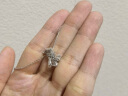 周大生流苏蝴蝶结银项链女S925锁骨链小众设计感520送女朋友送老婆礼物 实拍图