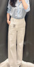 森马（Semir）森柔牛仔牛仔裤女凉感阔腿裤25夏显腿长裤子109325124006 实拍图