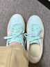 adidas「T头鞋」BARREDA板鞋德训鞋男女阿迪达斯轻运动 薄荷绿/汉玉白/树脂黄   45 实拍图