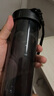 特百惠（Tupperware）莹彩430ML塑料杯男女士学生夏季运动水杯子户外便携大容量 酷炫黑 实拍图