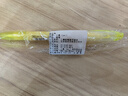 uni三菱浅色荧光双头记号笔（细0.6mm/粗4mm）可视窗 学生重点标记 PUS-102T 1支/袋 深黄色 实拍图