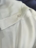 乔治白【免烫】衬衫白色纯棉男士长袖商务正装纯色品牌高纱支纯白衬衣 白色QCC6C01488 40 实拍图