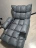 法思丹懒人电脑椅家用太空沙发舱多功能头等网吧沙发椅单人可躺电竞椅子 深灰科技布【秒杀款】 实拍图