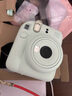 INSTAX富士instax立拍立得 一次成像相机 mini12（mini11升级款）茉莉白 实拍图