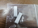 通用手表扣环配件硅胶表带固定活动圈橡胶表圈表扣手表带环圈表带扣环卡扣圈智能手表环带配件 白色*2个 适用：20mm 实拍图