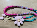 亿普诺大葵花编织手机挂绳斜挎侧身可调节挂脖背带高端花朵户外旅游手腕挂件壳结实可爱潮款女创意挂绳 斜挎款【绿紫粉】大葵花两股拼接编织挂绳+玫紫长夹片 实拍图