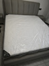 福瑟【现货闪发】实木床轻奢皮艺床简约婚床软包奶油风主卧双人大床 浅灰色+22cm乳胶弹簧垫+床头柜*2 1.8米*2米 实拍图