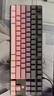 惠普（HP）GK200机械键盘有线办公游戏键盘 20种背光灯效 87键电竞键盘鼠标套装电脑外设键鼠 侧刻黑莓粉【键鼠套装-青轴】 实拍图