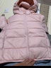 巴拉巴拉童装儿童羽绒服两件套男童女童宝宝冬装连帽外套 红白色调00361 120 充绒量40g 实拍图